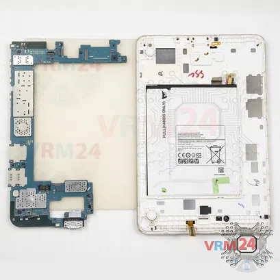 How to disassemble Samsung Galaxy Tab A 8.0'' SM-T355, Step 15/2