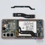 How to disassemble Samsung Galaxy S21 SM-G991, Step 9/2