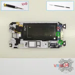 Cómo desmontar Samsung Galaxy S5 SM-G900, Paso 13/1