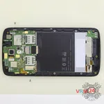 How to disassemble HTC Desire 326G, Step 8/2