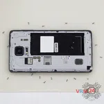 Cómo desmontar Samsung Galaxy Note 4 SM-N910, Paso 4/2