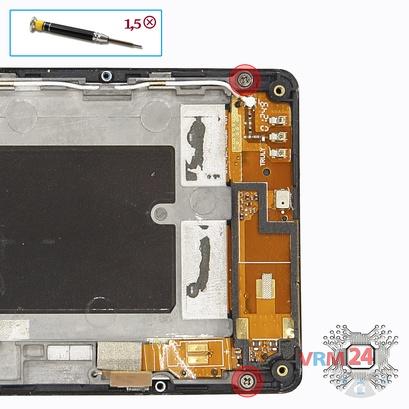How to disassemble Alcatel OT View 5040X, Step 8/1