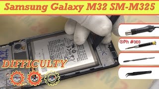 Samsung Galaxy M32 SM-M325 Disassembly Take apart | Solution
