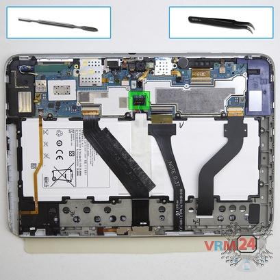 How to disassemble Samsung Galaxy Note 10.1'' GT-N8000, Step 4/1