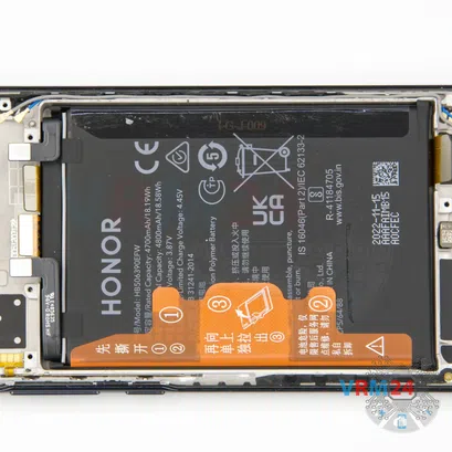 How to disassemble HONOR 70, Step 16/3