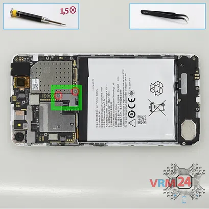 How to disassemble Lenovo S60, Step 3/1