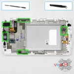 How to disassemble LG L80 D380, Step 8/1