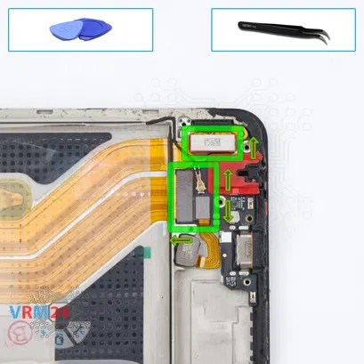 Cómo desmontar vivo V21e, Paso 12/1