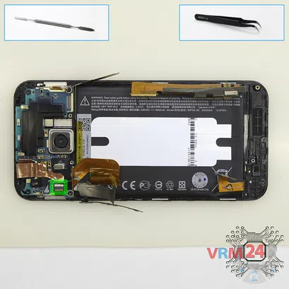 How to disassemble HTC One M9, Step 14/3