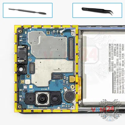 Como desmontar Samsung Galaxy A31 SM-A315 por si mesmo, Passo 12/1