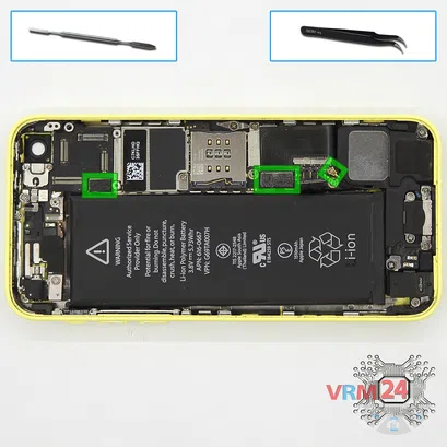 Как разобрать Apple iPhone 5C, Шаг 9/1