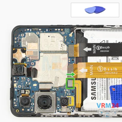 How to disassemble Samsung Galaxy M55 SM-M556, Step 7/1
