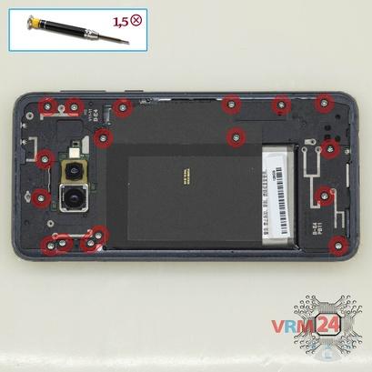 How to disassemble Samsung Galaxy S10e SM-G970, Step 3/1