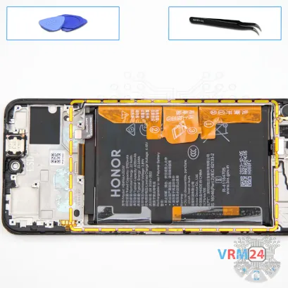 How to disassemble Honor X7b, Step 21/1