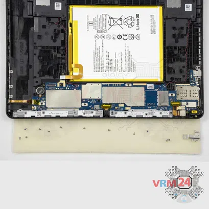 Como desmontar Huawei MediaPad T5, Passo 7/2