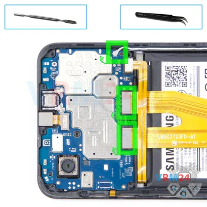 Como desmontar Samsung Galaxy A03 Core SM-A032 por si mesmo, Passo 11/1