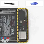 How to disassemble Realme 13+, Step 8/1