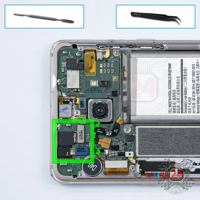 Cómo desmontar Samsung Galaxy Note FE SM-N935, Paso 8/1
