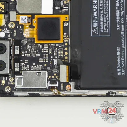 Как разобрать Xiaomi Mi 5X, Шаг 4/3