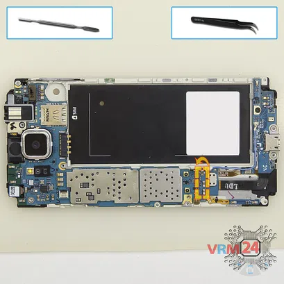 How to disassemble Samsung Galaxy Alpha SM-G850, Step 9/2