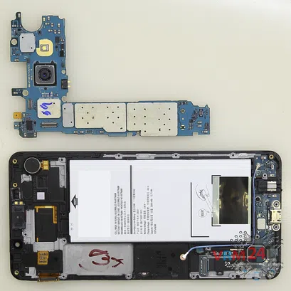 Cómo desmontar Samsung Galaxy A7 (2016) SM-A710, Paso 8/3