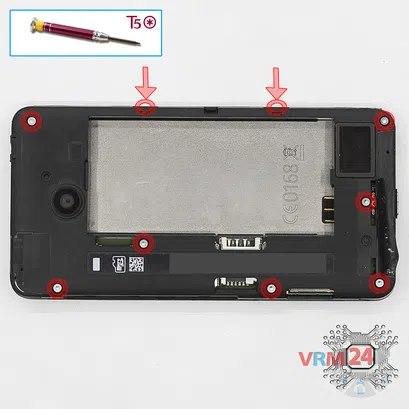 How to disassemble Nokia Lumia 630 RM-978, Step 4/1