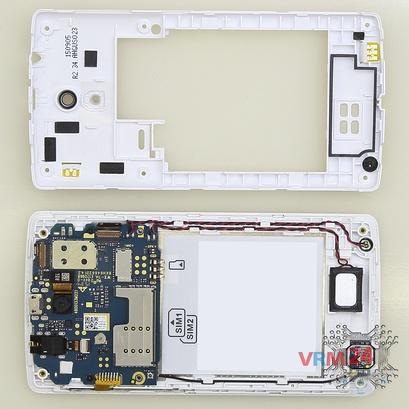 How to disassemble Lenovo A1000, Step 4/2