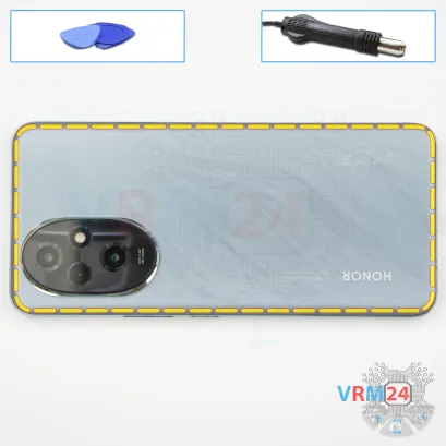 How to disassemble HONOR 200, Step 3/1