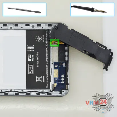 How to disassemble Prestigio Muze X5, Step 6/1