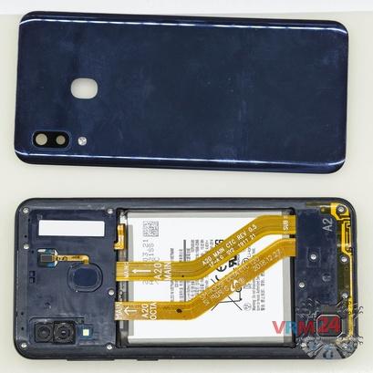 How to disassemble Samsung Galaxy A20 SM-A205, Step 2/2