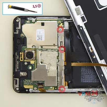How to disassemble Huawei Honor 6C, Step 4/1