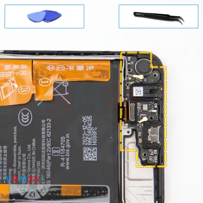 How to disassemble Honor X7b, Step 17/1
