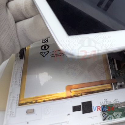 Como desmontar Huawei MediaPad T1 8.0'' por si mesmo, Passo 4/5