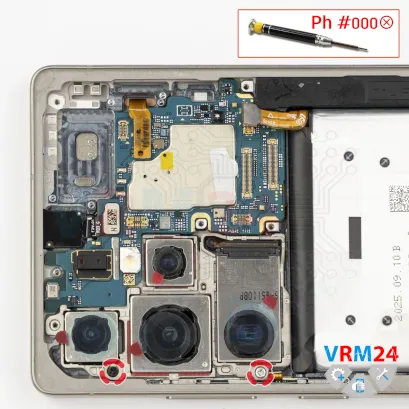 Como desmontar Samsung Galaxy S25 Ultra SM-S938 por si mesmo, Passo 15/1