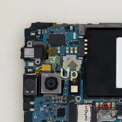 Cómo desmontar Samsung Galaxy Note 4 SM-N910, Paso 8/2