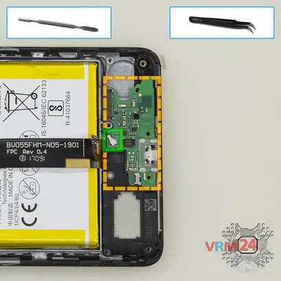 How to disassemble Huawei Honor 6X, Step 13/1