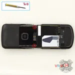 Как разобрать Nokia 8600 LUNA RM-164, Шаг 3/1