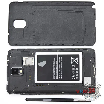 How to disassemble Samsung Galaxy Note 3 SM-N9000, Step 1/2