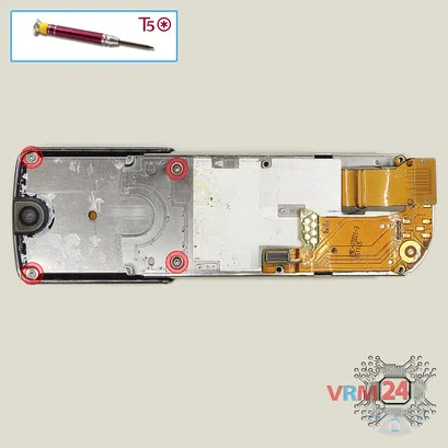 How to disassemble Nokia 8800 RM-13, Step 10/1