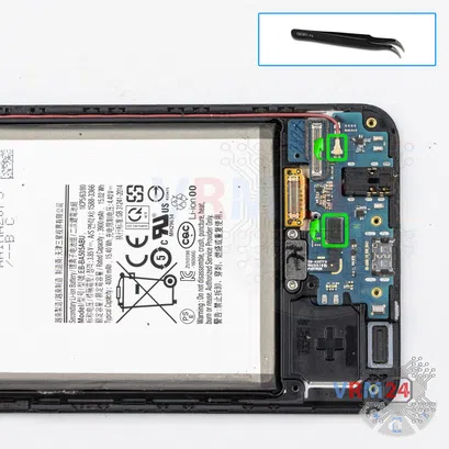 How to disassemble Samsung Galaxy A50s SM-A507, Step 8/1