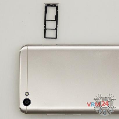 How to disassemble Xiaomi RedMi Note 5A, Step 1/2