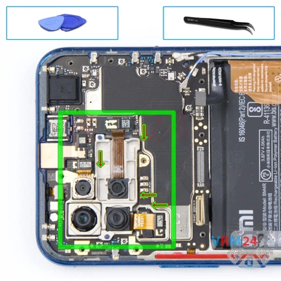 How to disassemble Xiaomi Mi 10 Lite, Step 13/1