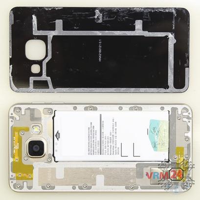 How to disassemble Samsung Galaxy A3 (2016) SM-A310, Step 1/2