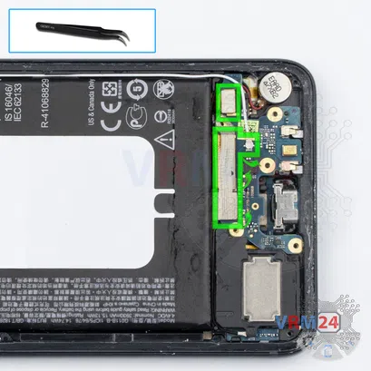 How to disassemble HTC U11 Plus, Step 10/1