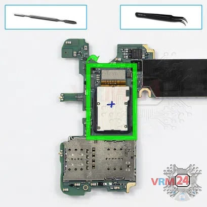 Cómo desmontar Samsung Galaxy Note FE SM-N935, Paso 16/1