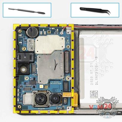 How to disassemble Samsung Galaxy M31s SM-M317, Step 14/1