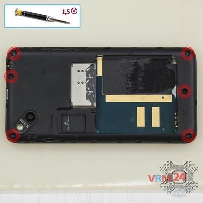 How to disassemble Micromax Bolt D303, Step 4/1