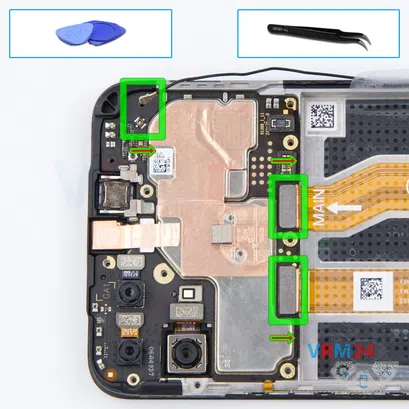 Como desmontar Realme Narzo 50A por si mesmo, Passo 13/1