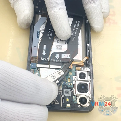 Cómo desmontar Samsung Galaxy S22 SM-S901, Paso 6/3