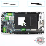 How to disassemble Samsung Galaxy Note 3 SM-N9000, Step 9/1